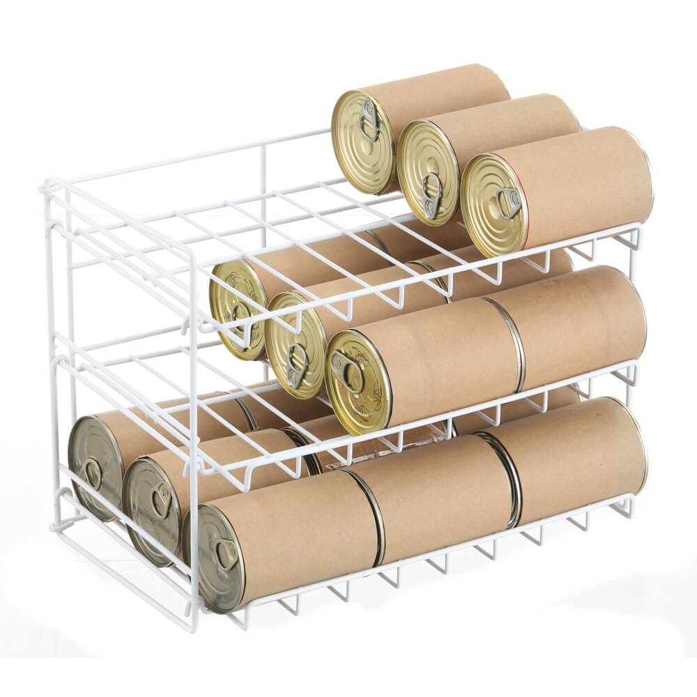 3 Tier Can Rack White - KITCHEN - Shelves and Racks - Soko and Co