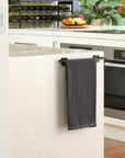 30cm Flat Style Towel Rail Matte Black - BATHROOM - Towel Racks - Soko and Co