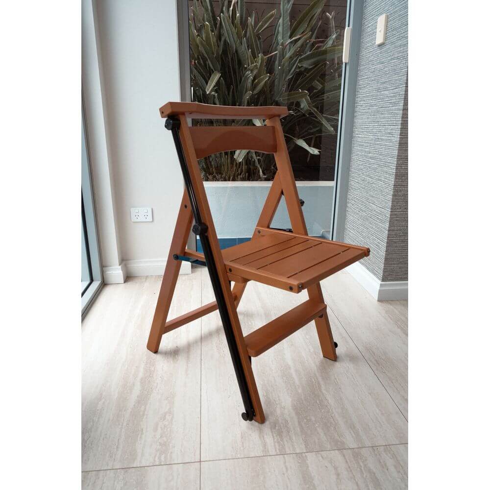 Eletta Ladder Chair Cherry Wood - LAUNDRY - Ladders - Soko and Co