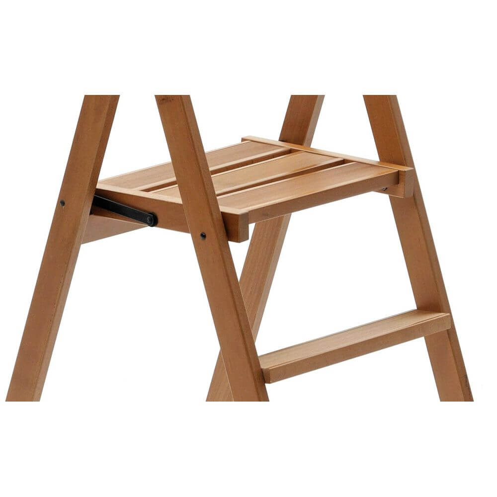 Kimora 3 Step Ladder Cherry Wood - LAUNDRY - Ladders - Soko and Co