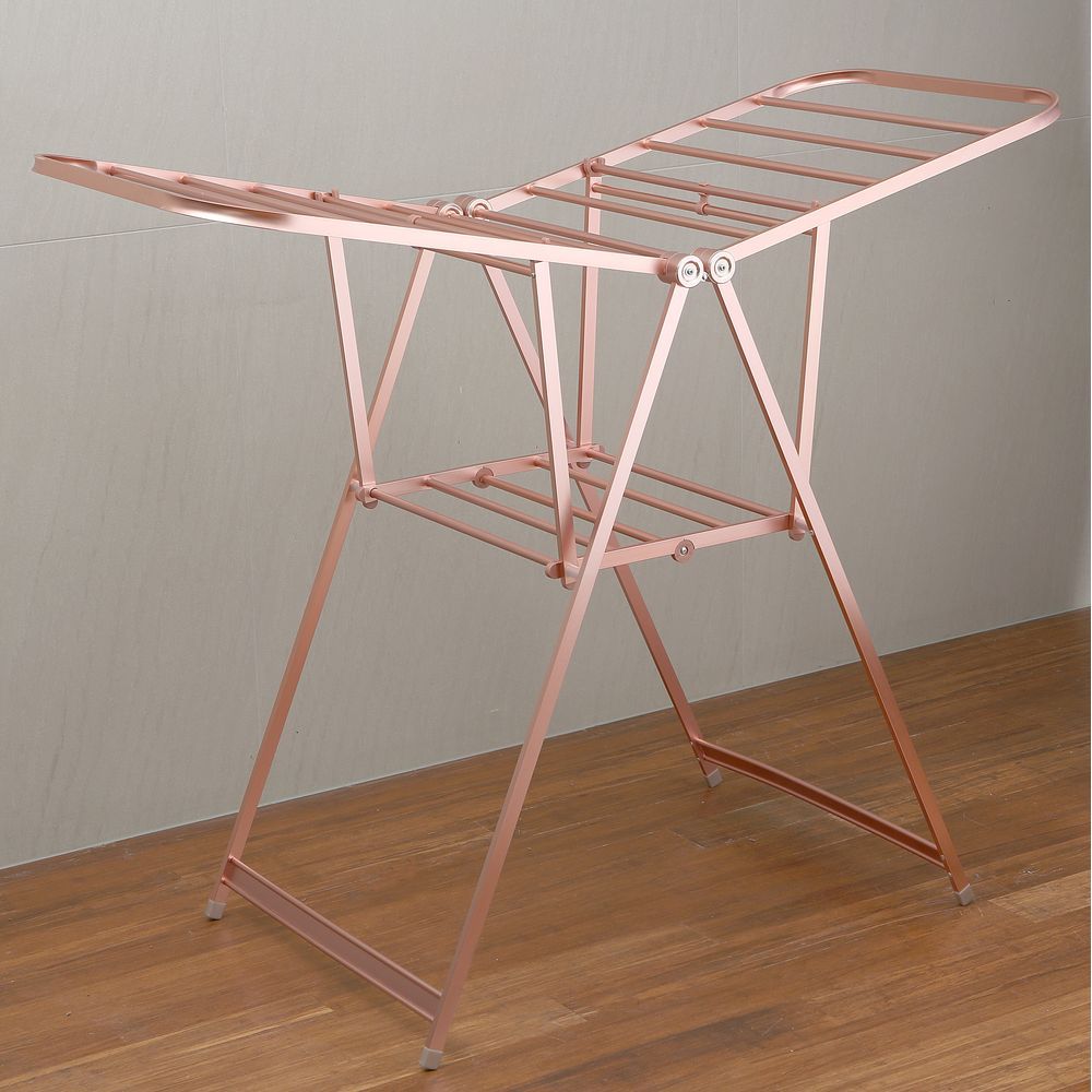 Limited Edition Aluminium A-Frame Clothes Airer Rose Gold - LAUNDRY - Airers - Soko and Co