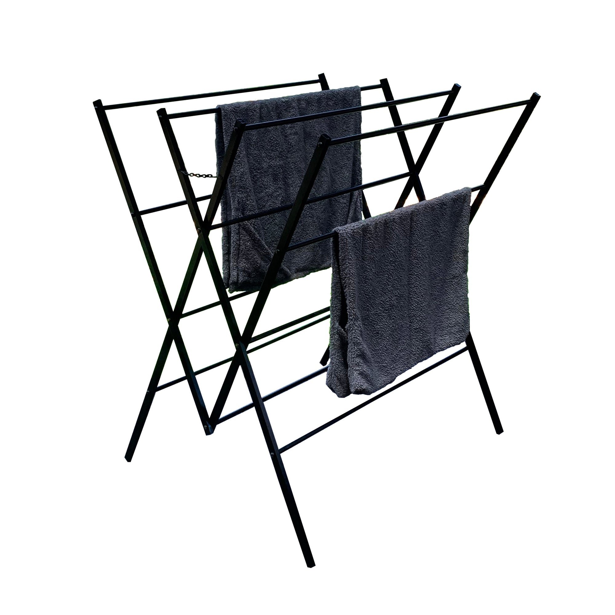 Limited Edition Heavy Duty Clothes Airer Matte Black - LAUNDRY - Airers - Soko and Co