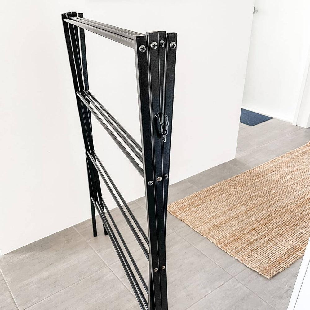 Limited Edition Heavy Duty Clothes Airer Matte Black - LAUNDRY - Airers - Soko and Co