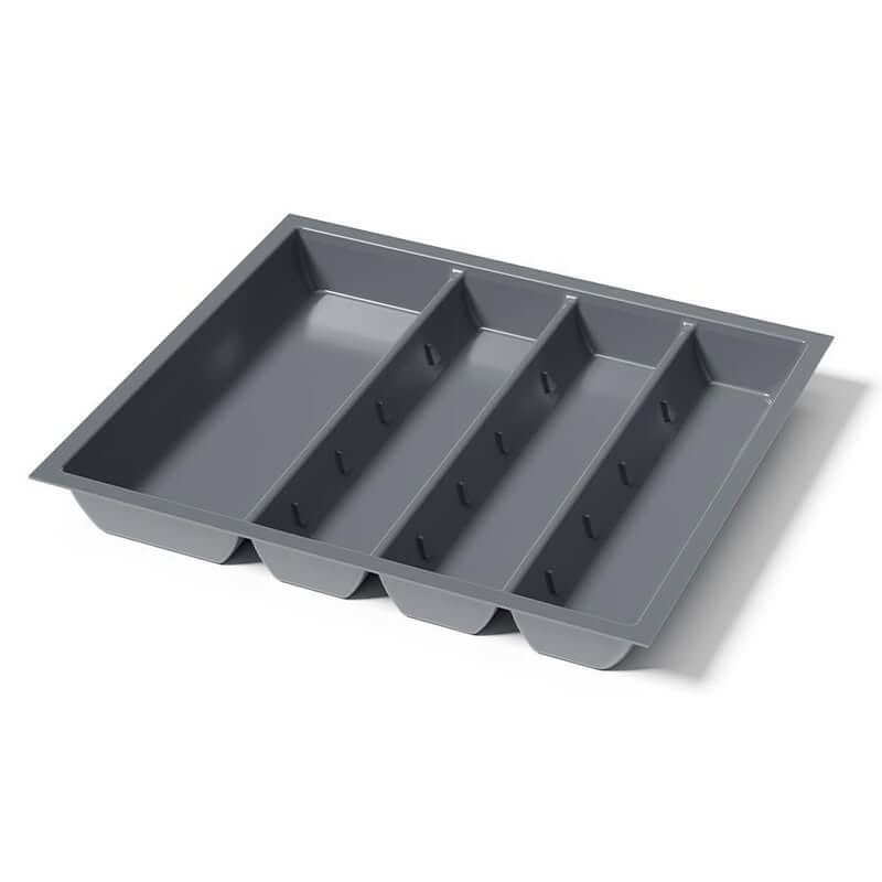 Linea Utensil Tray Grey 520 x 550mm - KITCHEN - Cutlery Trays - Soko and Co