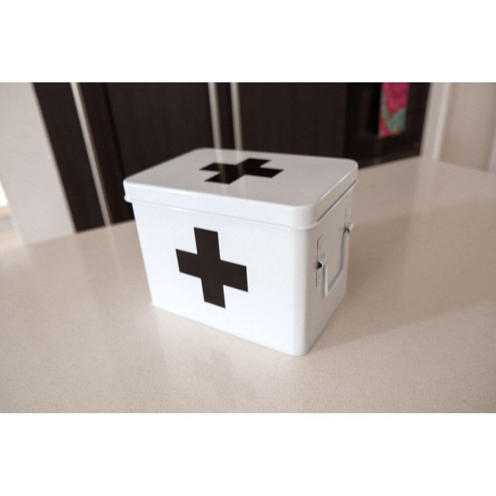 Medicine Box With Dividers White - LAUNDRY - Accessories - Soko and Co