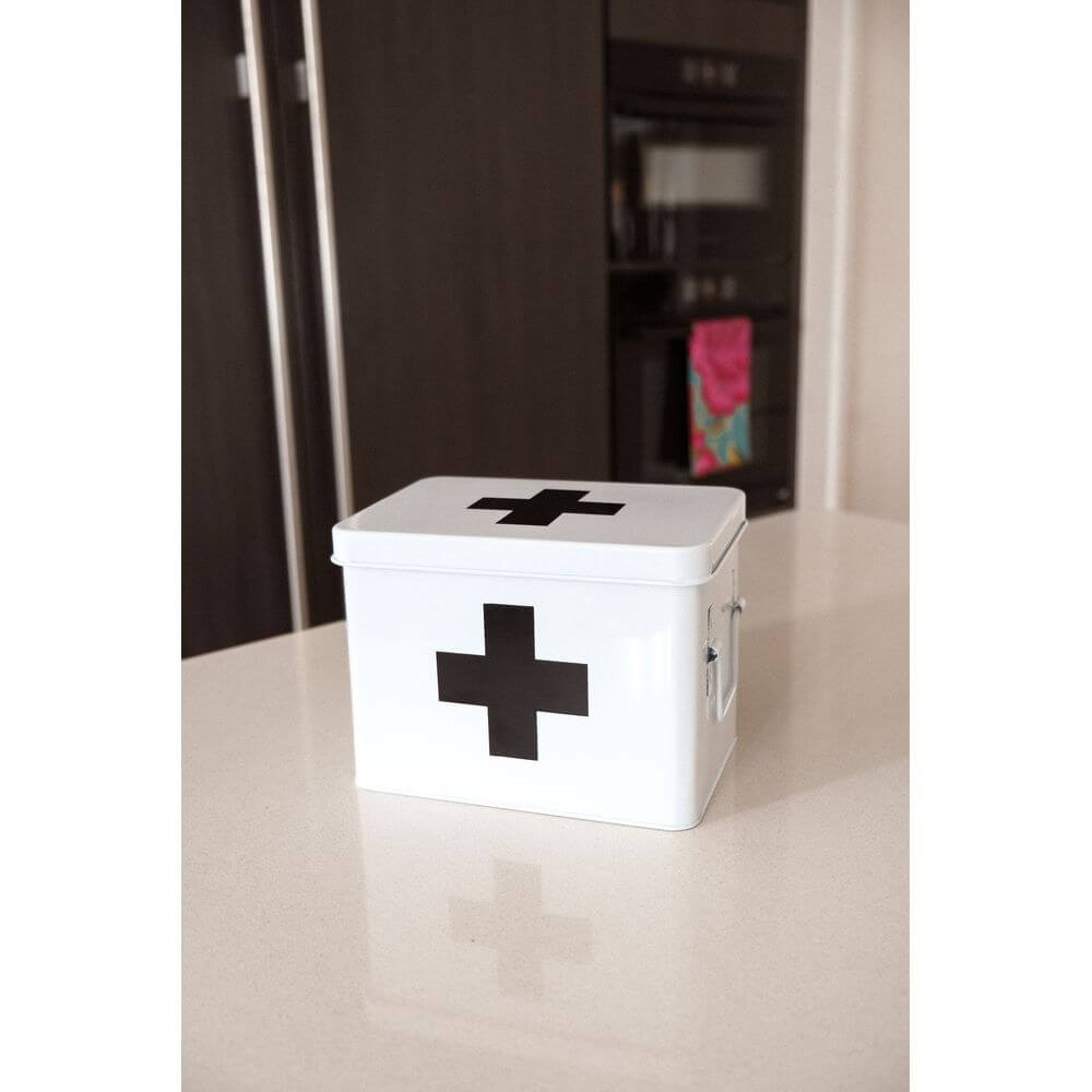 Medicine Box With Dividers White - LAUNDRY - Accessories - Soko and Co