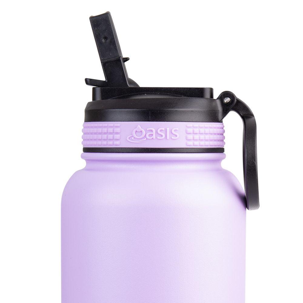 Oasis 1.1L Insulated Challenger Water Bottle with Straw Lavender - LIFESTYLE - Water Bottles - Soko and Co