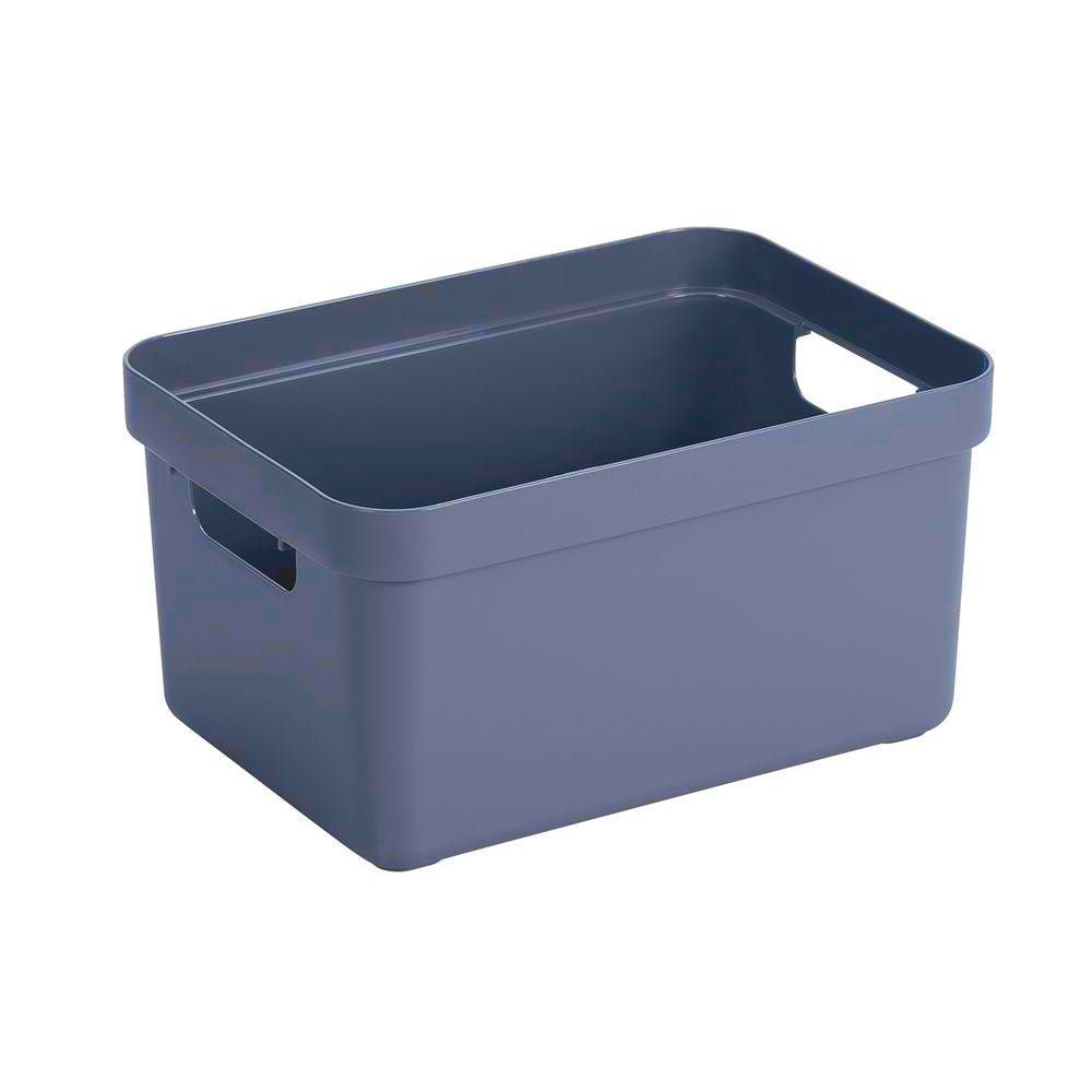 Sigma Home 13L Storage Box Slate - HOME STORAGE - Plastic Boxes - Soko and Co