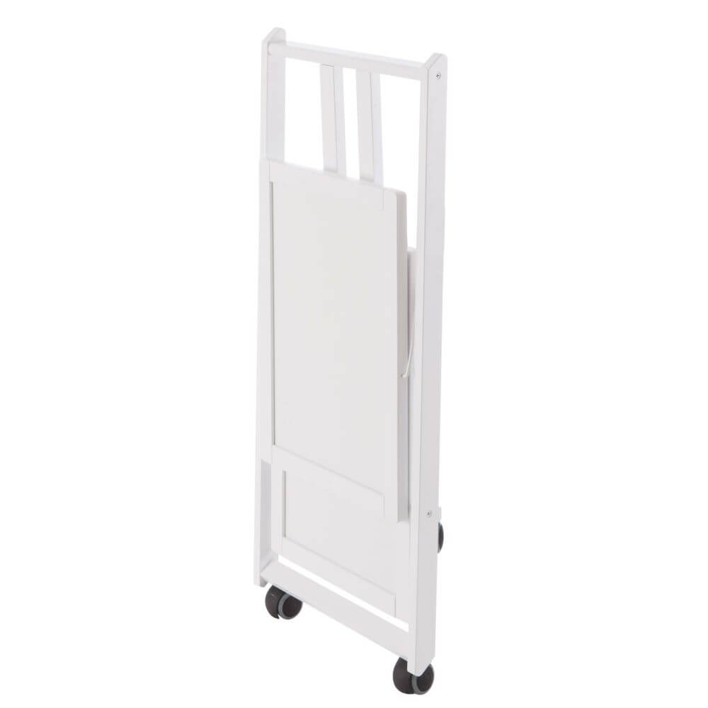 Simpaty Collapsible Serving Trolley White - HOME STORAGE - Storage Trolleys - Soko and Co