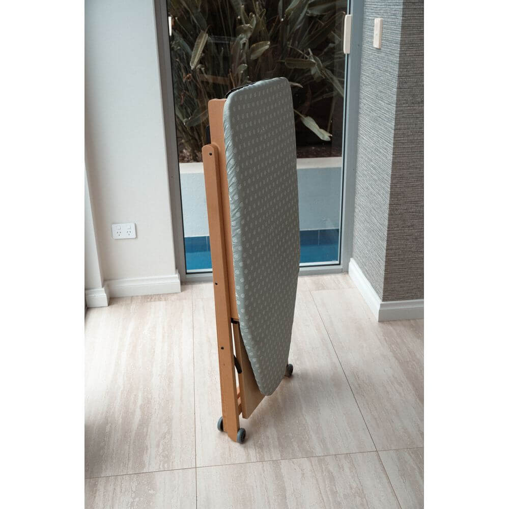 Stirocomodo Ironing Board On Wheels Natural - LAUNDRY - Ironing - Soko and Co