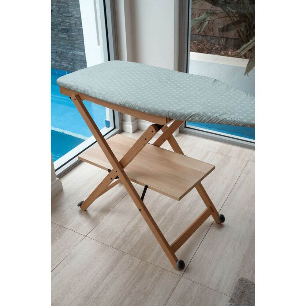 Stirocomodo Ironing Board On Wheels Natural - LAUNDRY - Ironing - Soko and Co