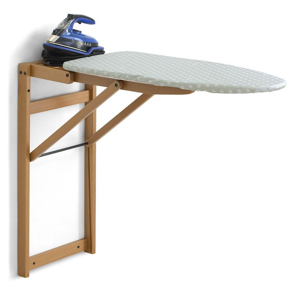 Stirojolly Wall Mounted Ironing Board Cherry Wood - LAUNDRY - Ironing - Soko and Co