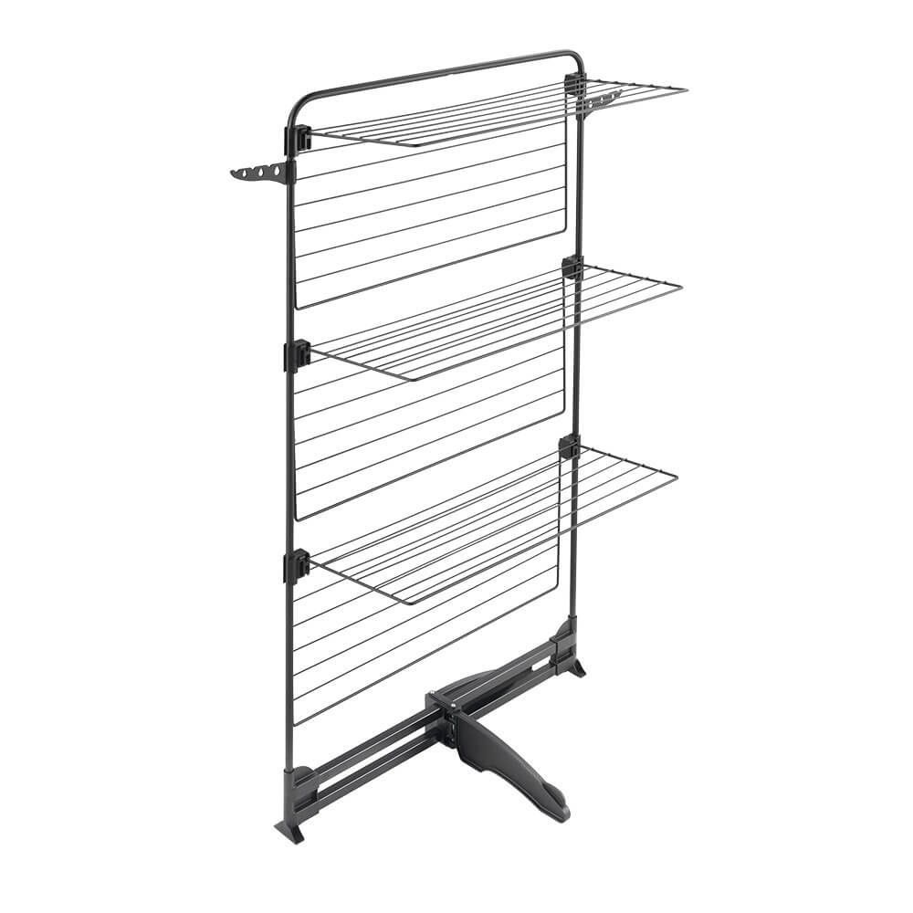 Storm Onyx 3 Tier Tower Clothes Airer Matte Black - LAUNDRY - Airers - Soko and Co