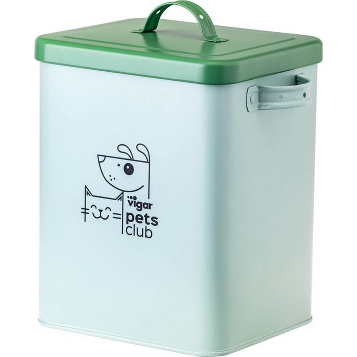 Vigar Pets Club 5L Pet Food Tin Green - LIFESTYLE - Pets - Soko and Co