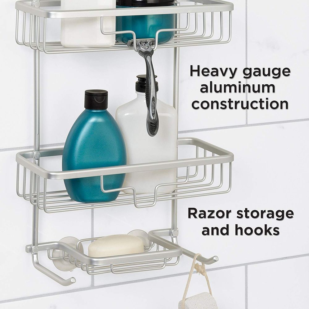 3 Tier Aluminium Shower Caddy - BATHROOM - Shower Caddies - Soko and Co