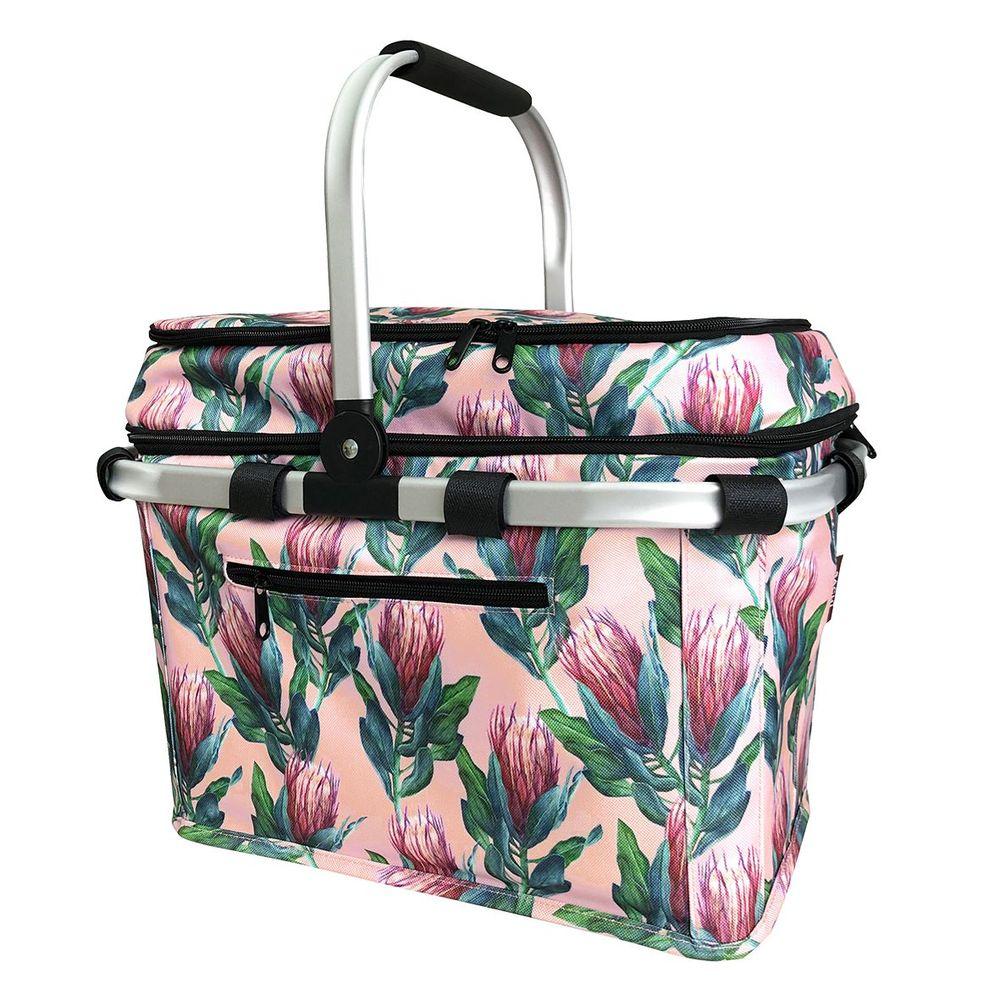 4 Person Insulated Picnic Basket Protea - LIFESTYLE - Picnic - Soko and Co