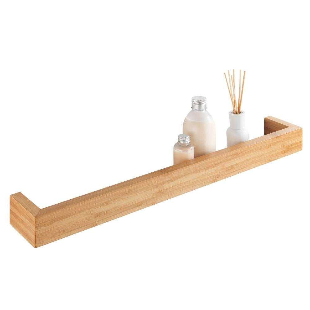 Bamboo 60cm Spice Rack &amp; Wall Shelf - KITCHEN - Spice Racks - Soko and Co