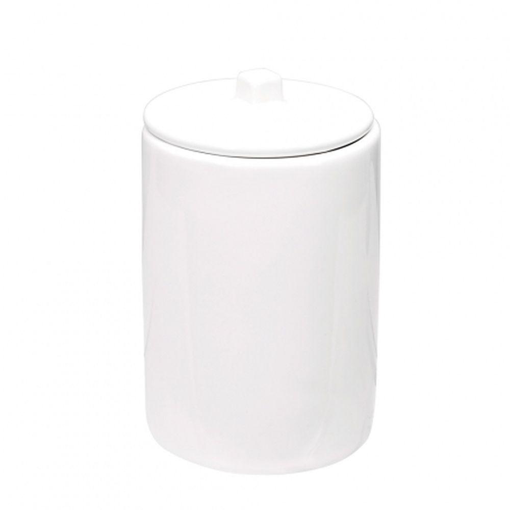 Basics Small Canister White - BATHROOM - Toothbrush Holders - Soko and Co