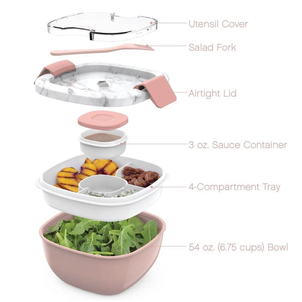 Bentgo Salad Container Blush Marble - LIFESTYLE - Lunch - Soko and Co