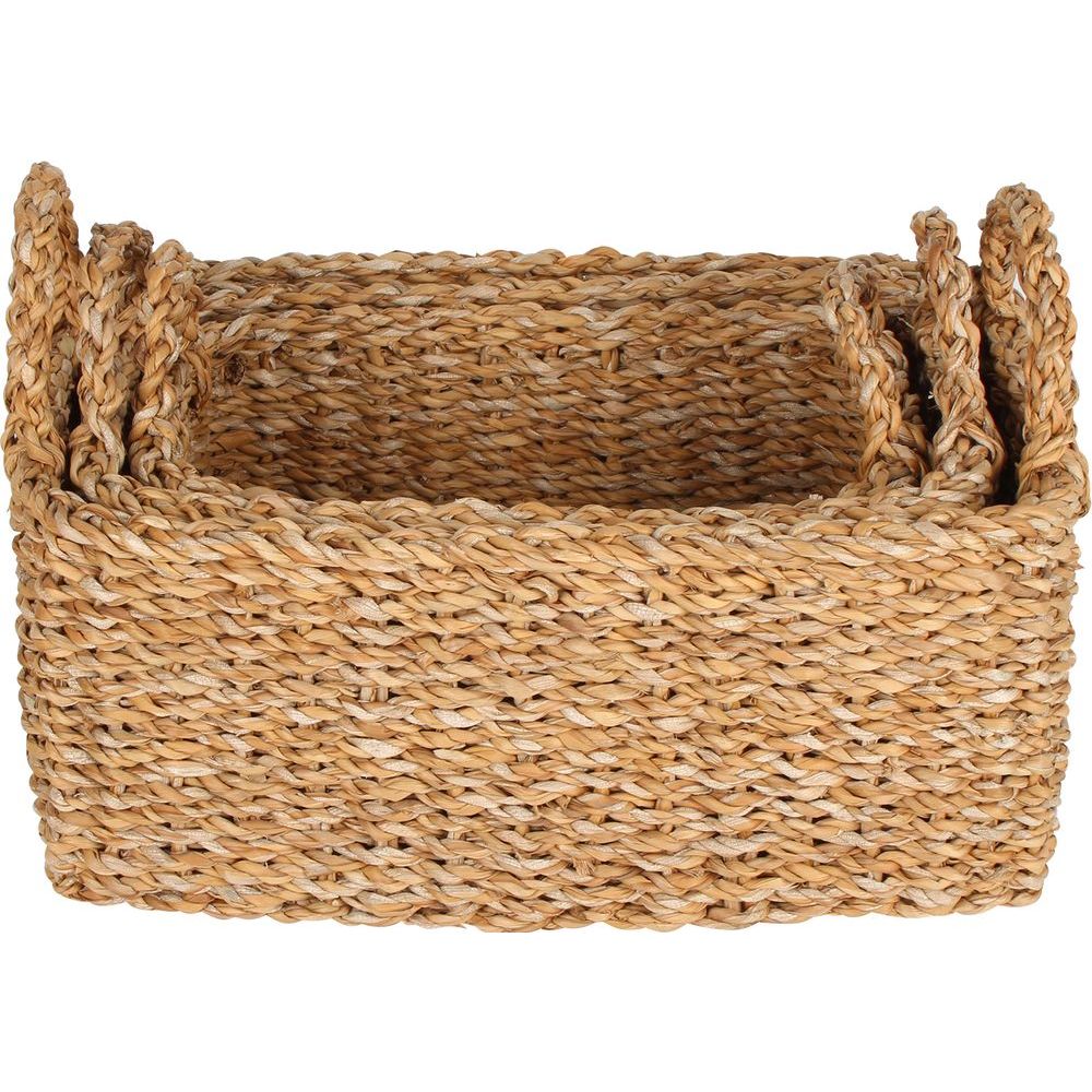 Botany Large Rectangular Seagrass Storage Basket - HOME STORAGE - Baskets and Totes - Soko and Co