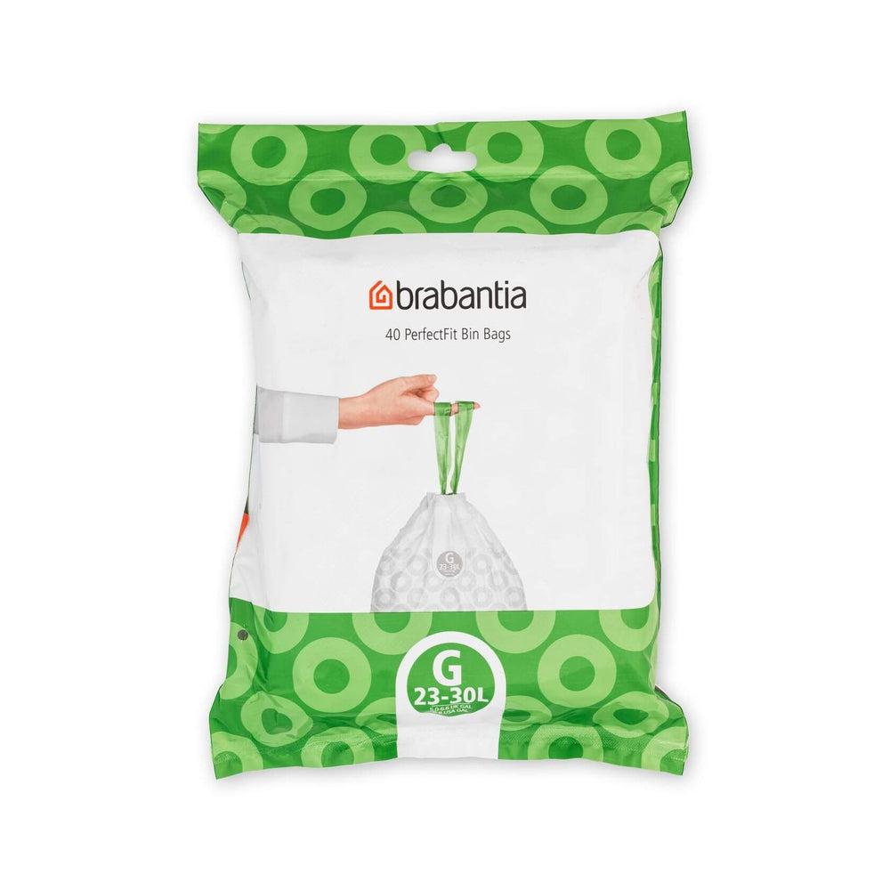 Brabantia 30L Perfect Fit Bin Liner Code G 40 Pack - KITCHEN - Bin Liners - Soko and Co