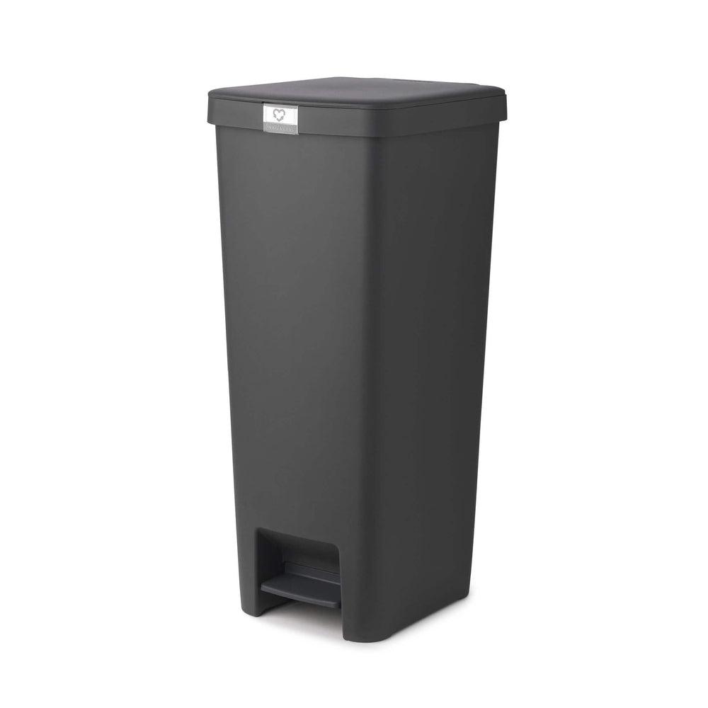 Brabantia 40L StepUp Pedal Kitchen Rubbish Bin Dark Grey - KITCHEN - Bins - Soko and Co