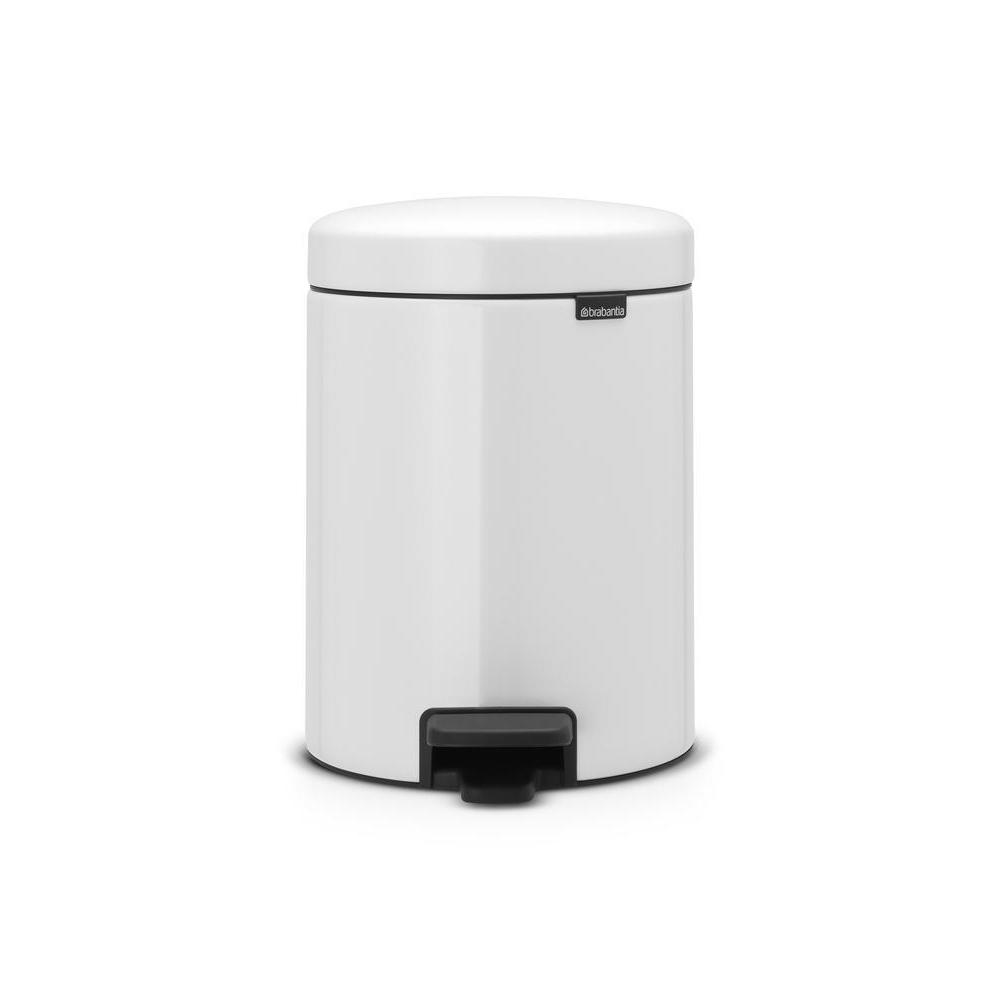 Brabantia 5L newICON Pedal Bin White - BATHROOM - Bins - Soko and Co