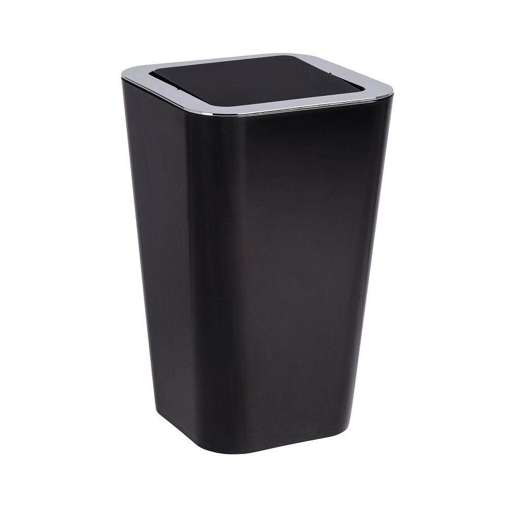 Candy 6L Rubbish Bin Black - BATHROOM - Bins - Soko and Co