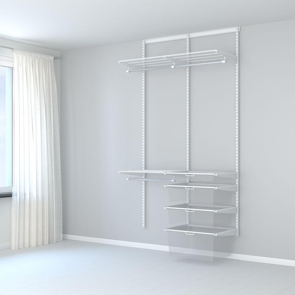 Elfa 1200 Standard Wardrobe Storage Solution White - ELFA - Ready Made Solutions - Soko and Co