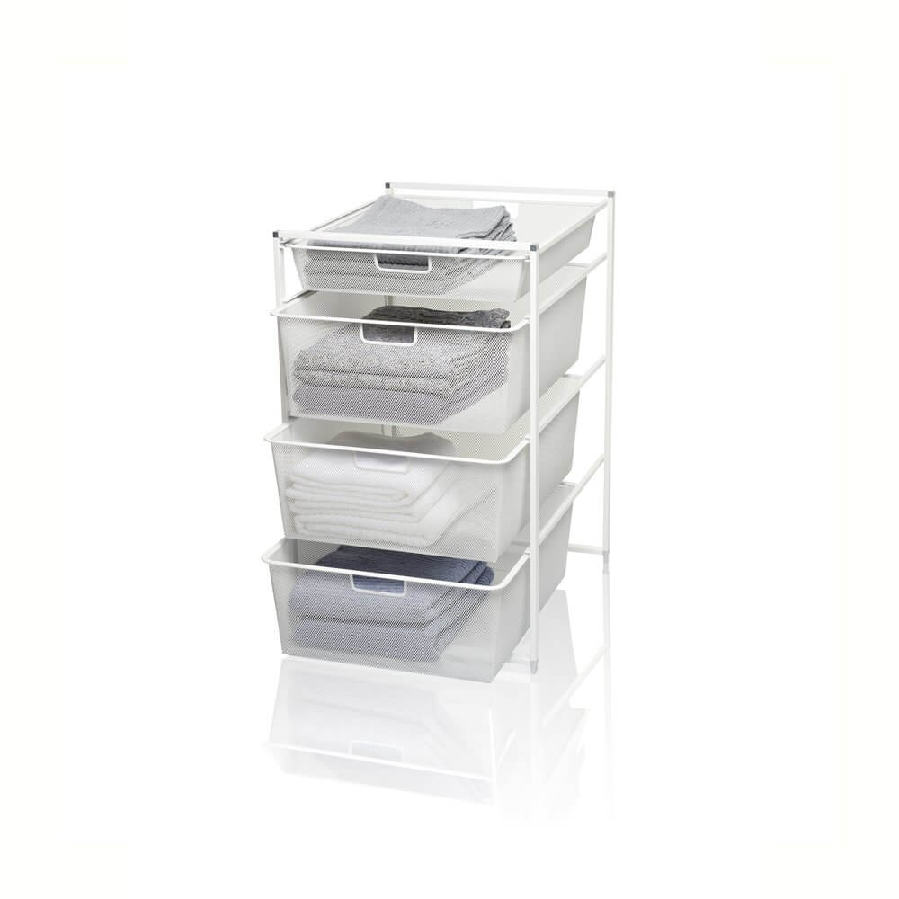 Elfa Basics 45 Standard Mesh Drawer Kit White - ELFA - Freestanding Drawer Kits - Soko and Co