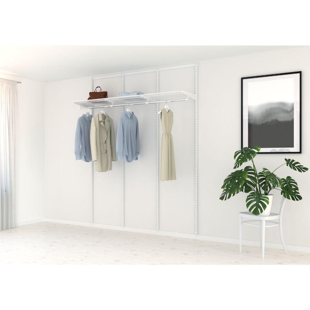 Elfa Classic Wardrobe Starter Kit W: 180 White - ELFA - Ready Made Solutions - Soko and Co