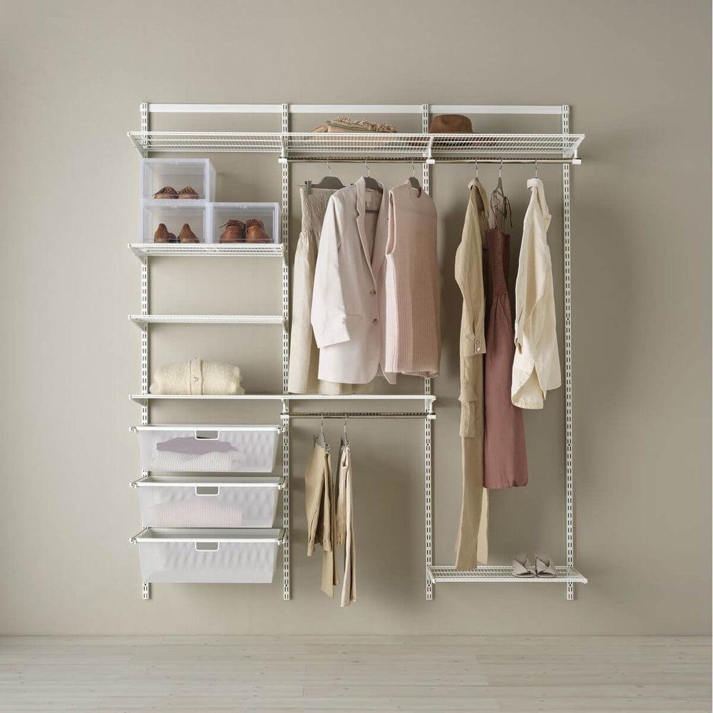 Elfa Classic Wardrobe Storage Solution W: 180 White - ELFA - Ready Made Solutions - Soko and Co