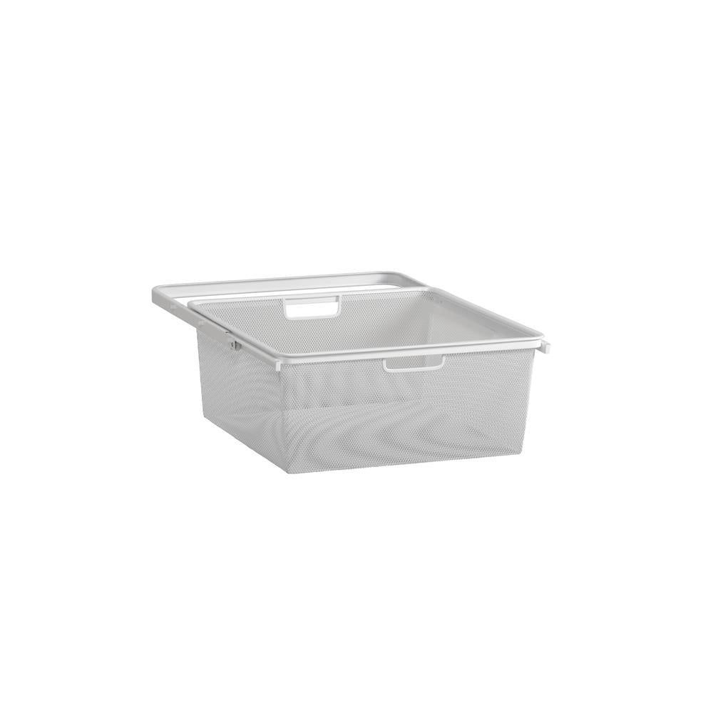 Elfa Gliding Mesh Drawer W: 45 D: 40 2-Runner White - ELFA - Gliding Drawers and Racks - Soko and Co