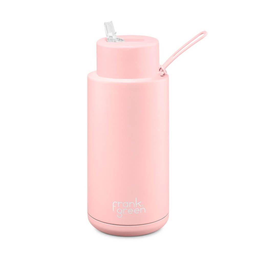 Frank Green 1L Ceramic Water Bottle with Straw Blushed - LIFESTYLE - Water Bottles - Soko and Co