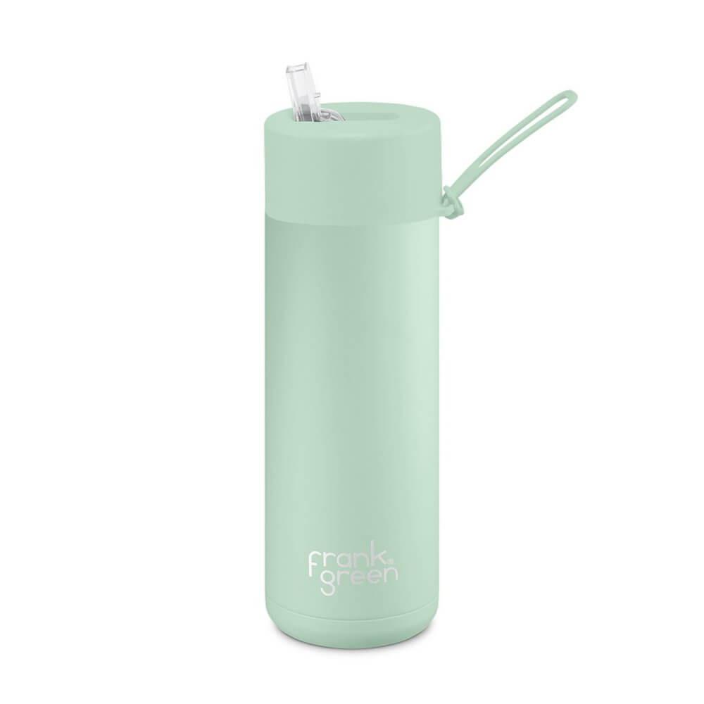 Frank Green 595ml Ceramic Water Bottle with Straw Mint Gelato - LIFESTYLE - Water Bottles - Soko and Co