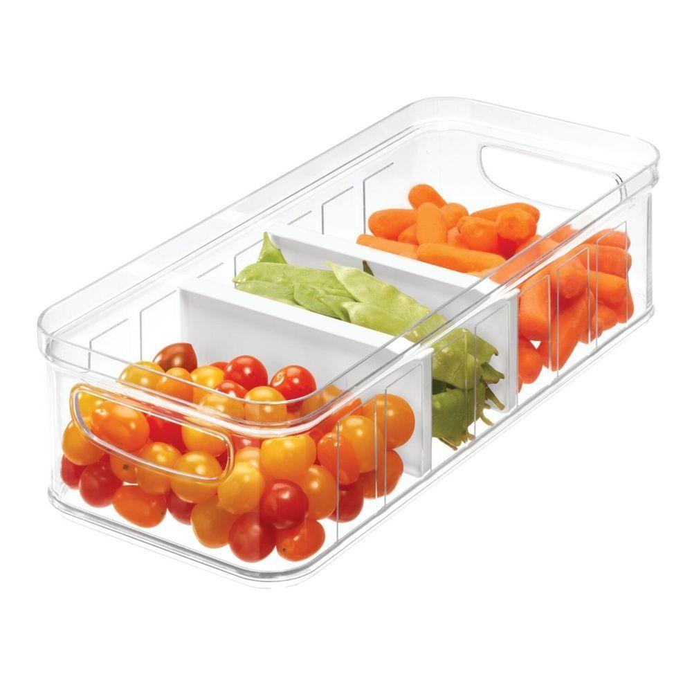 iDesign Crisp Large Divided Fridge Storage Container - KITCHEN - Fridge and Produce - Soko and Co