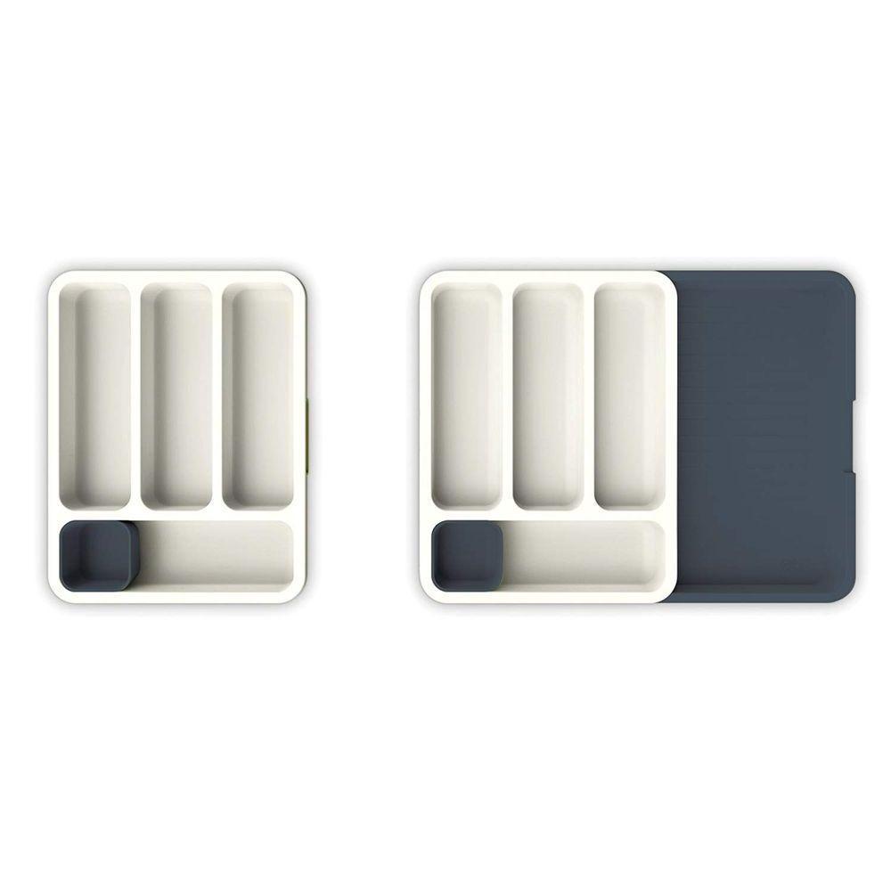 Joseph Joseph DrawerStore Expandable Cutlery Tray Grey - KITCHEN - Cutlery Trays - Soko and Co