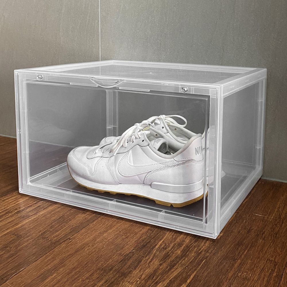 Large Stackable Shoe Box Clear - WARDROBE - Shoe Storage - Soko and Co