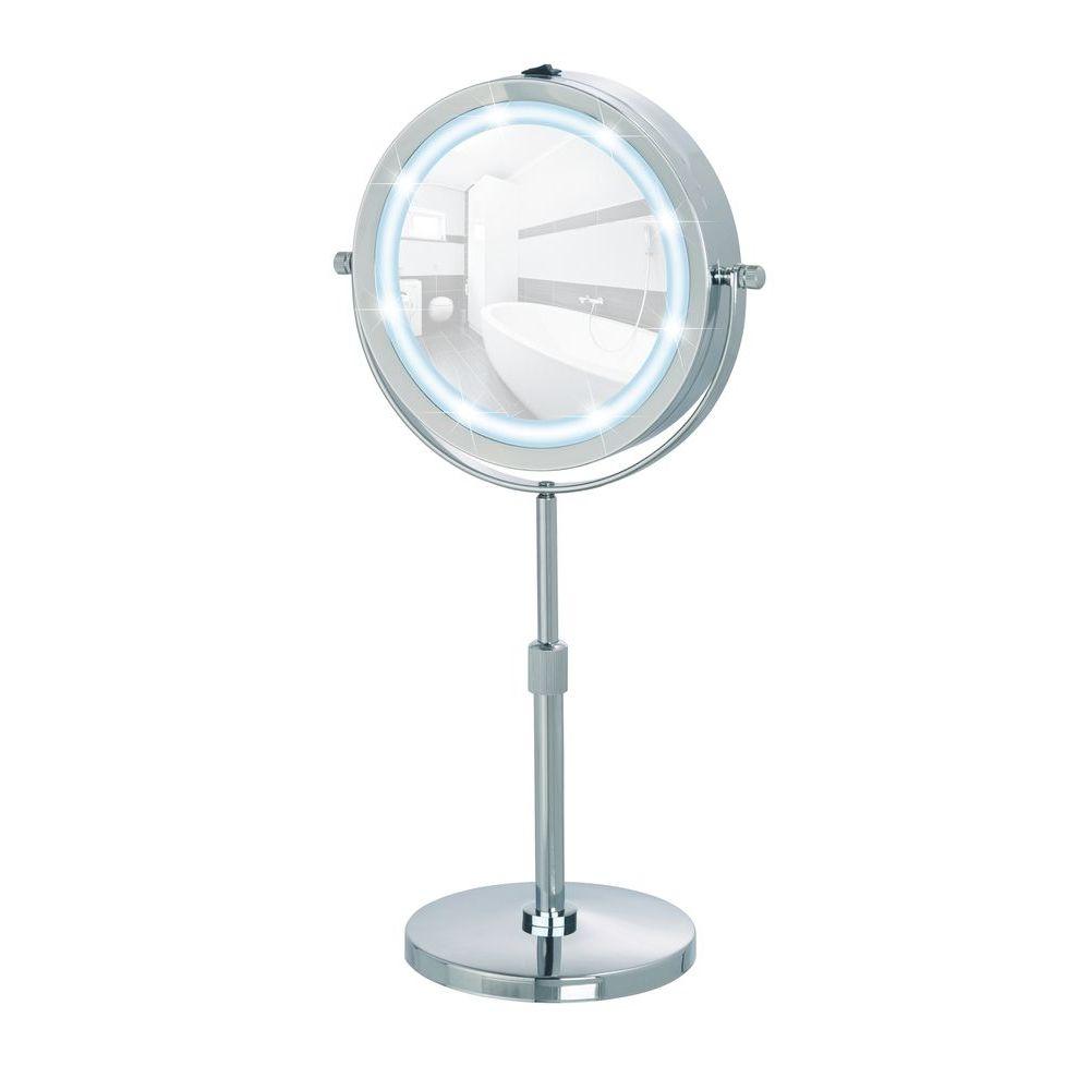 Lumi 5x LED Pedestal Makeup Mirror - BATHROOM - Mirrors - Soko and Co