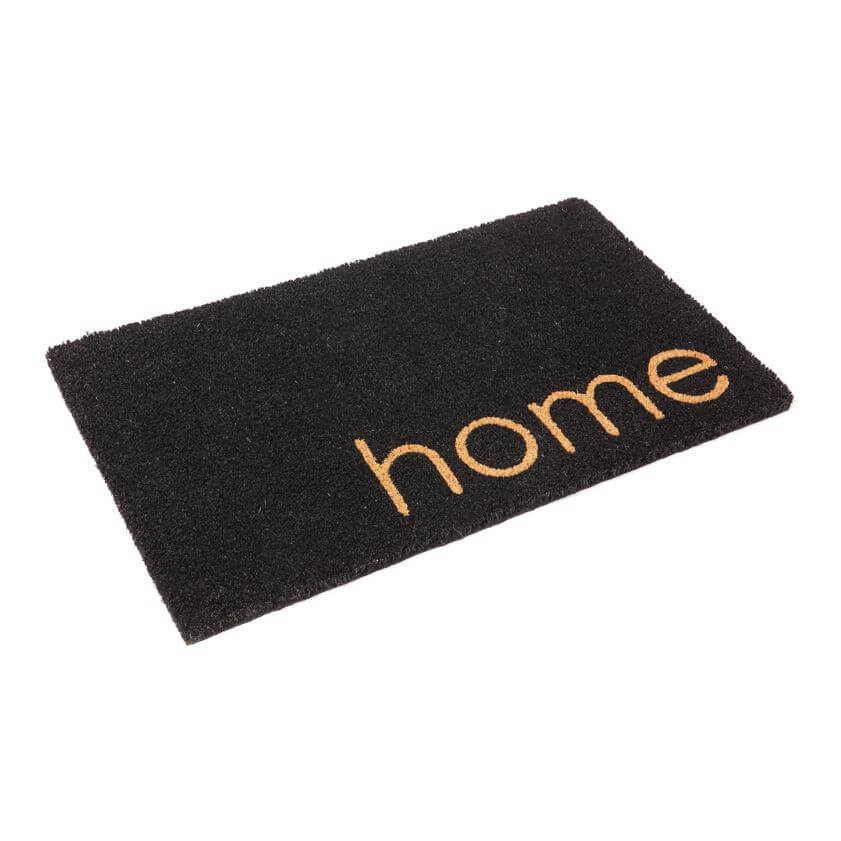 Natural Coir Doormat Black Home - HOME STORAGE - Accessories and Decor - Soko and Co