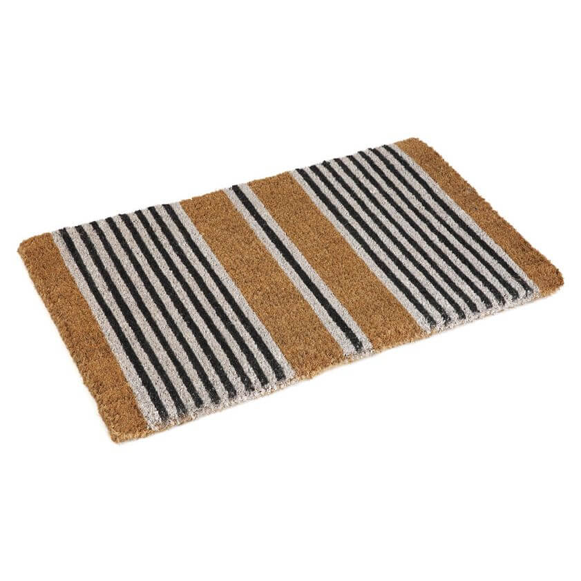 Natural Coir Doormat Nui Coastal Stripe - HOME STORAGE - Accessories and Decor - Soko and Co