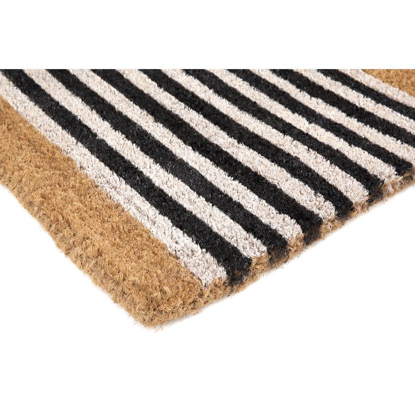 Natural Coir Doormat Nui Coastal Stripe - HOME STORAGE - Accessories and Decor - Soko and Co