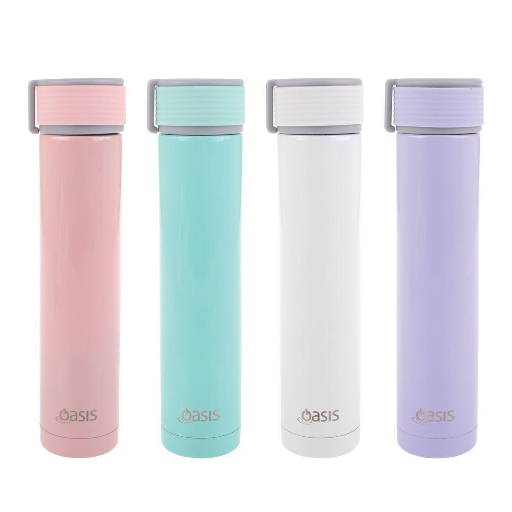 Oasis 250ml Skinny Mini Pastel Insulated Water Bottle Pastels - LIFESTYLE - Water Bottles - Soko and Co