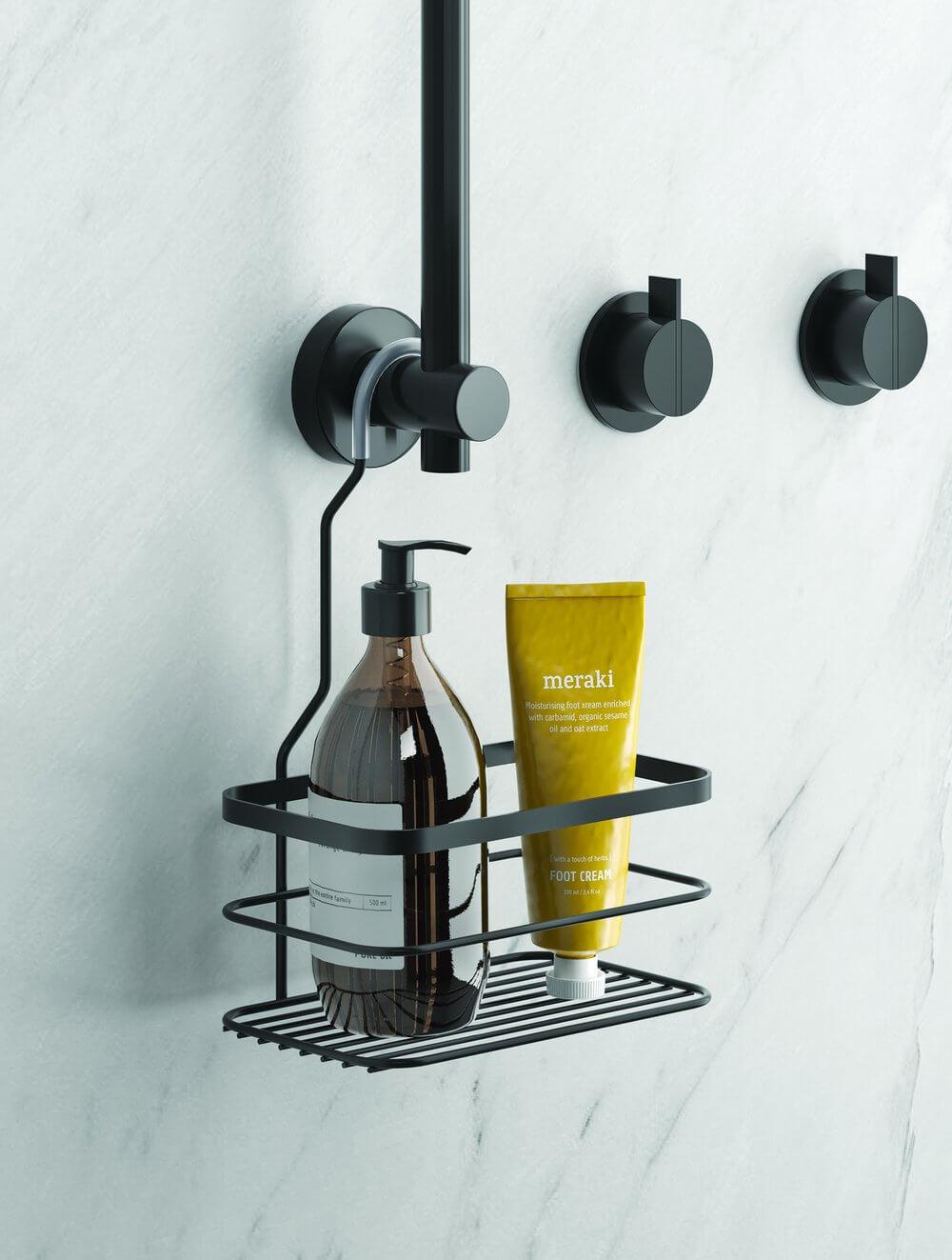 Origin Hanging Shower Caddy Basket Matte Black - BATHROOM - Shower Caddies - Soko and Co