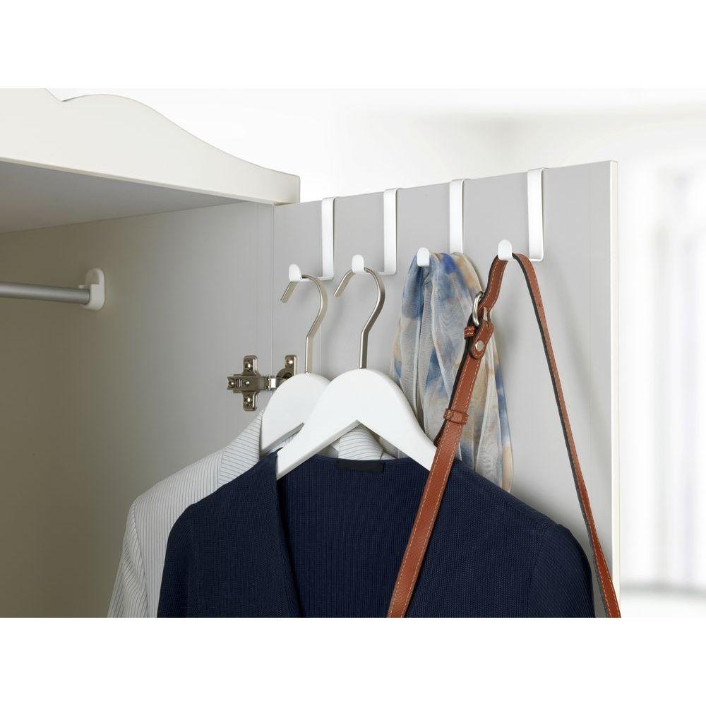 Over Door Hooks 4 Pack White - WARDROBE - Over the Door Hooks - Soko and Co