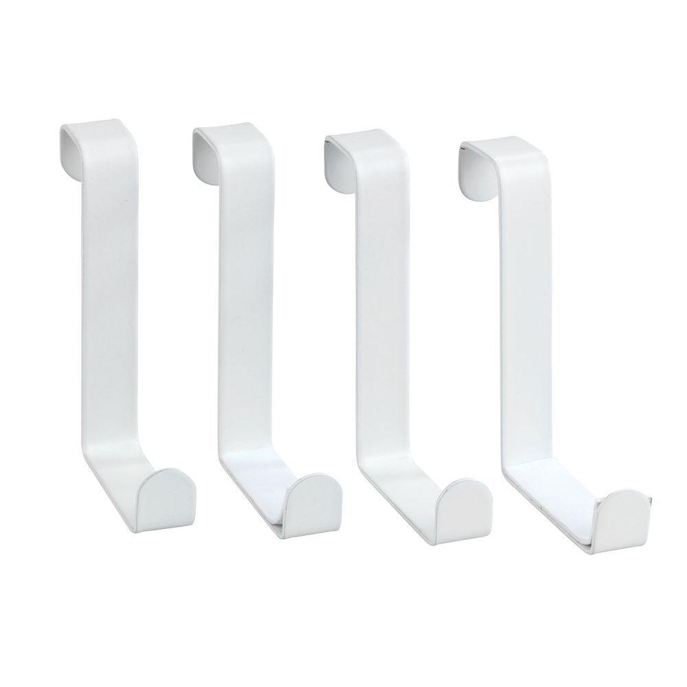 Over Door Hooks 4 Pack White - WARDROBE - Over the Door Hooks - Soko and Co