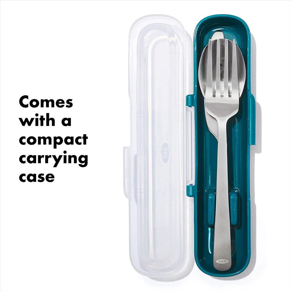 OXO Prep & Go Stainless Steel Cutlery Set - KITCHEN - Reusable Cutlery - Soko and Co