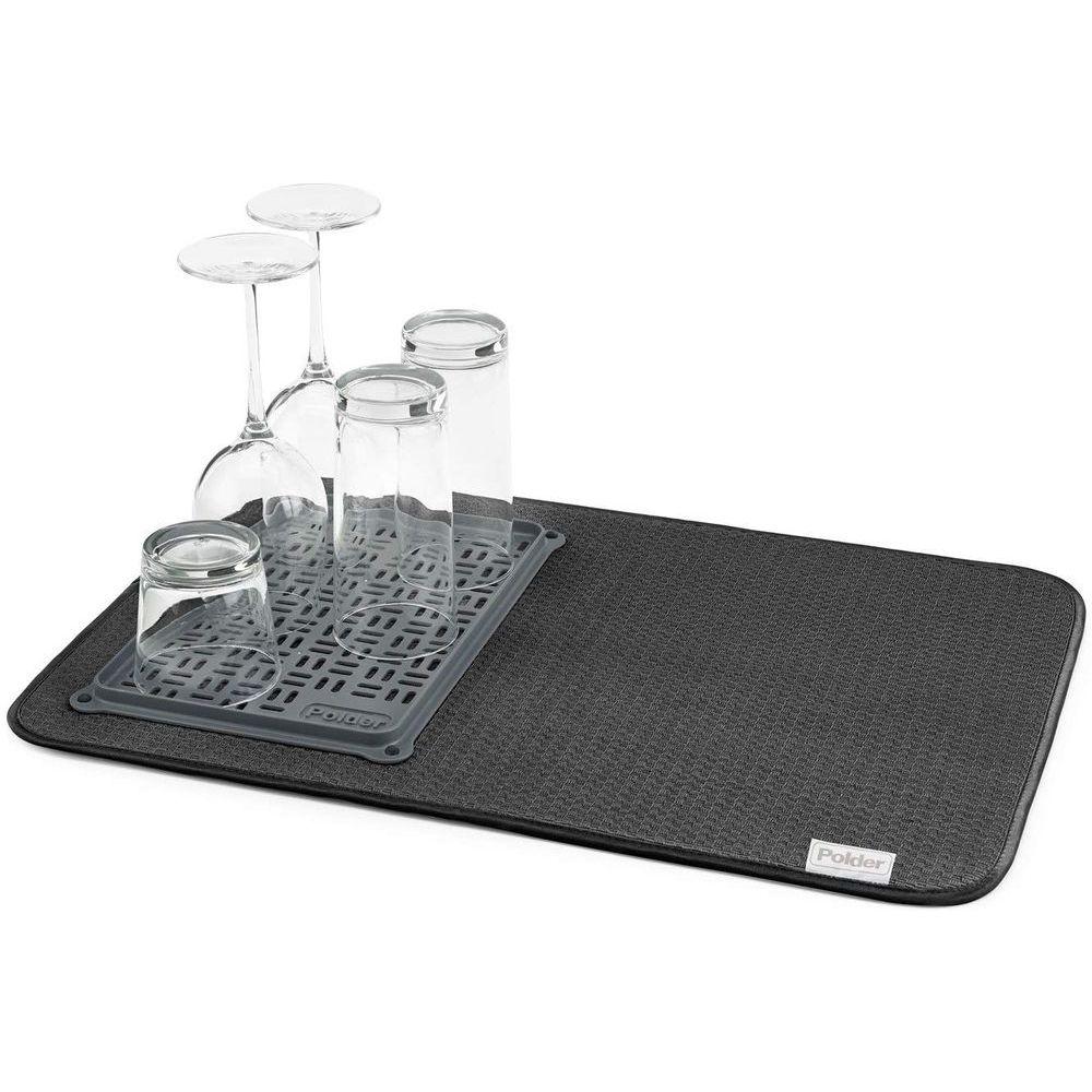 Polder Microfibre Drying Mat & Glassware Tray - KITCHEN - Dish Racks and Mats - Soko and Co