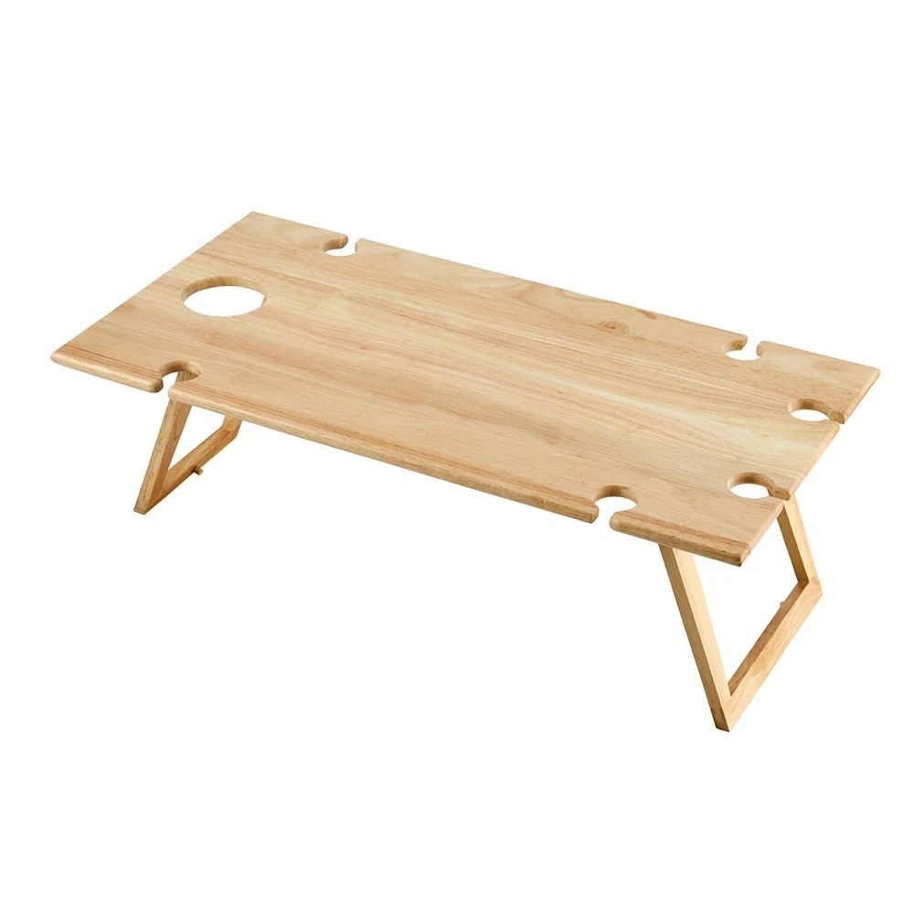 Rectangular 6 Person Folding Rubberwood Picnic Table - LIFESTYLE - Picnic - Soko and Co