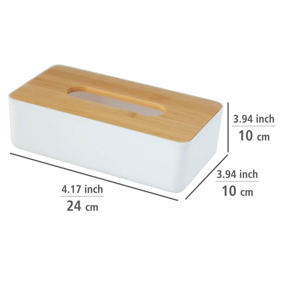 Rotello Tissue Box White - HOME STORAGE - Tissue Boxes - Soko and Co